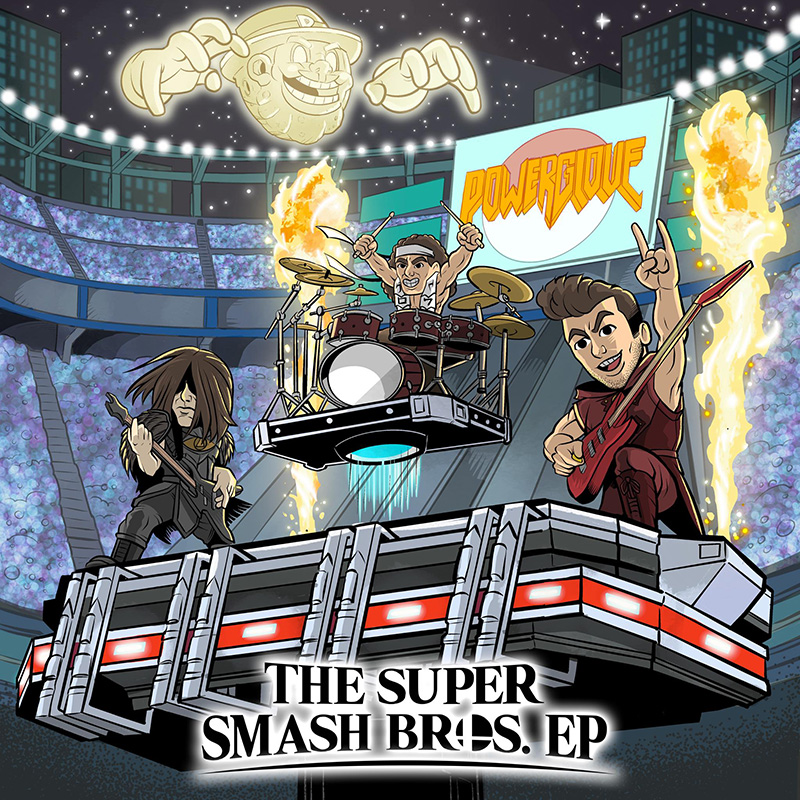 The Super Smash Bros EP cover art - Powerglove