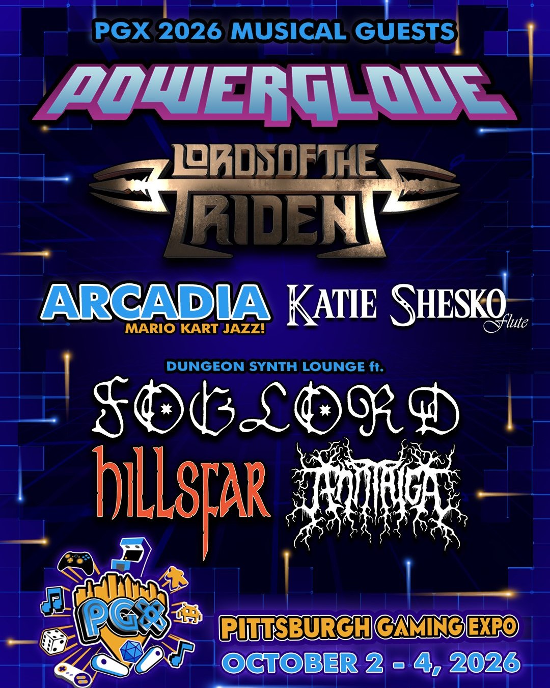 PGX 2026 Powerglove Lords of the Trident Arcadia Katie Sheesko - Pittsburgh, PA Oct 2-4,2026